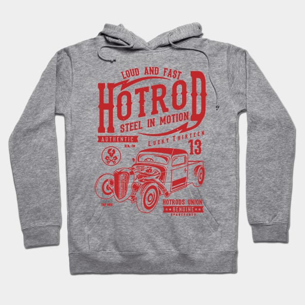 Loud And Fast Hotrod Hoodie by JakeRhodes